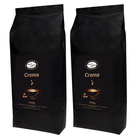 Kawa Ziarnista Świeżo Palona Crema KusyCoffee 2kg 12691326893