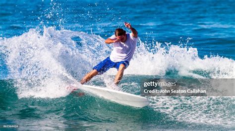 Surfing In The Atlantic Ocean High-Res Stock Photo - Getty Images