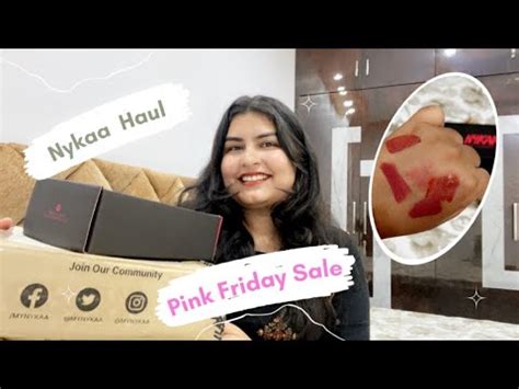 Huge Nykaa Haul Pink Friday Sale Recommendations Youtube