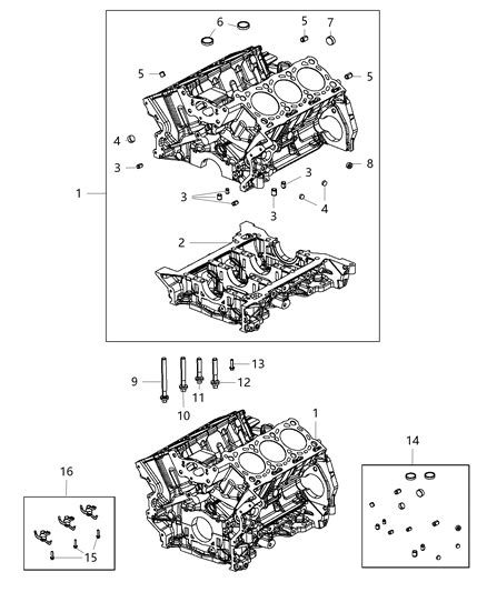 Cylinder Block And Hardware Ram