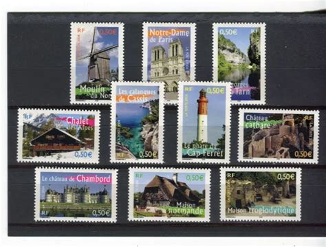 FRANCE PORTRAITS de régions Série complète Y T n 3702 11 MNH