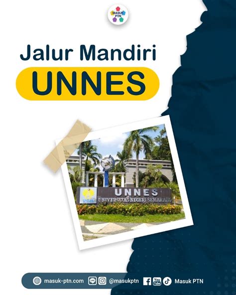 Jalur Mandiri Unnes Masuk Ptn Belajar Online Interaktif Terbaik Di