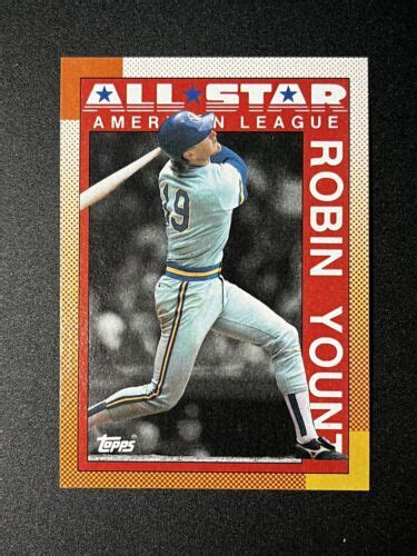 Topps Robin Yount All Star Milwaukee Brewers Hof Ebay