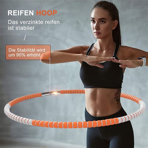 DUTISON Hula Hoop Reifen für Erwachsene Hullahub Reifen Stabiler