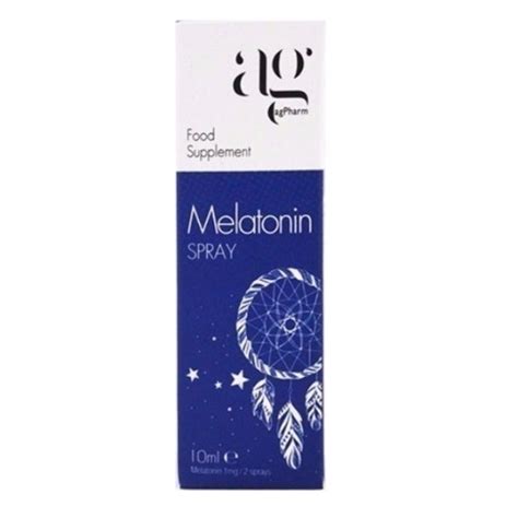 AG Pharm Melatonin Spray Melatonin supplement in spray form, 30ml - DiZi-Living.gr