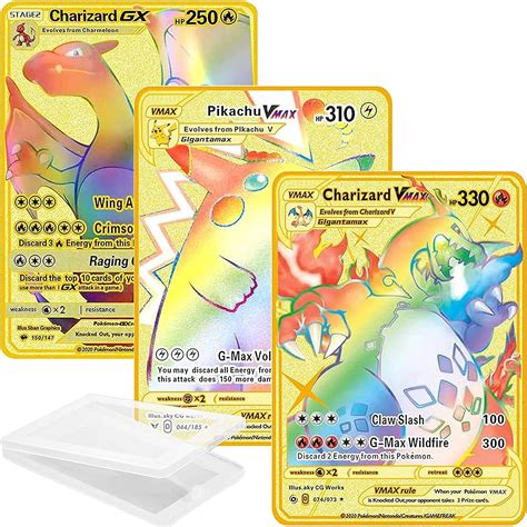 Charizard Vmax Rainbow Rare Gold