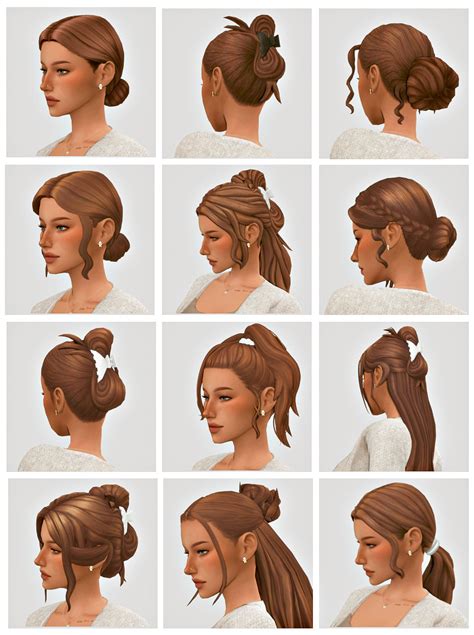 Miilkymoon Sims Hair The Sims Packs Sims New