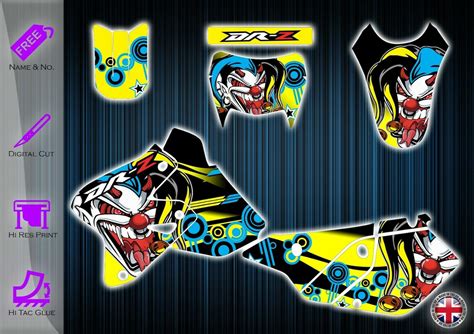 Suzuki Drz400 Stickers Drz 400 Graphics Kit Drz Decals Graphics Kit Drz