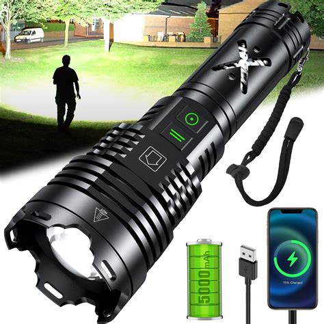 Alstu Rechargeable Flashlights High Lumens Led Lumens Bright