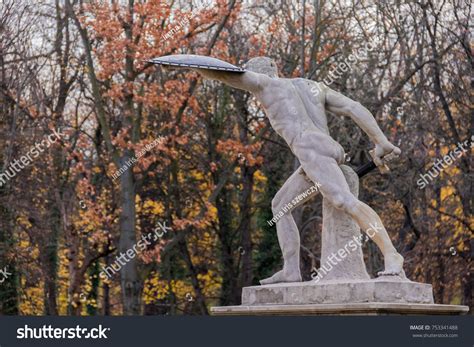 Sculpture Gladiator By Franciszek Pinck 1779 Stock Photo 753341488