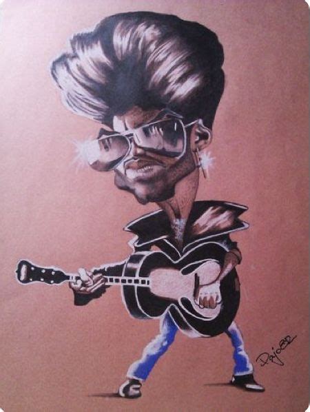 George Michael Caricaturas De Famosos Retratos Dibujos Retratos