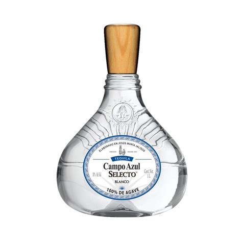 Tequila Campo Azul Selecto Blanco 100 1l Bodegas Alianza