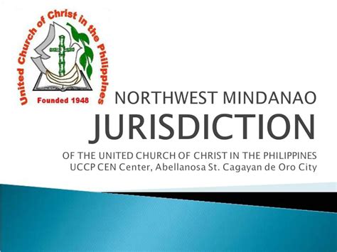 Ppt Northwest Mindanao Jurisdiction Of The United Church Of Christ In