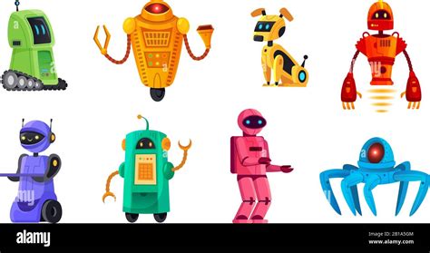 Humanoid Android Robots Stock Vector Images Alamy