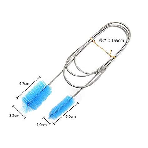 Z276水槽 ブラシ クリーナー フィルター ホース ロング 掃除 【5％off】 水槽用品