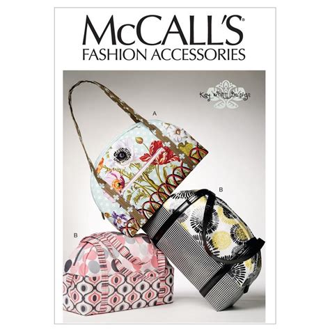 Mccall S Bags Pattern M Size Osz Mccalls Sewing Patterns Bags