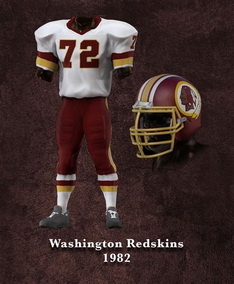 1982 Redskins! Loved the one year they tucked the feather : washingtonNFL