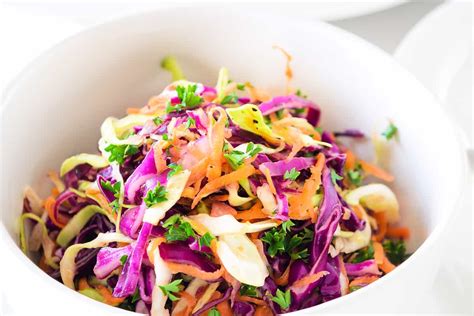 Vinegar Coleslaw No Mayonnaise Errens Kitchen