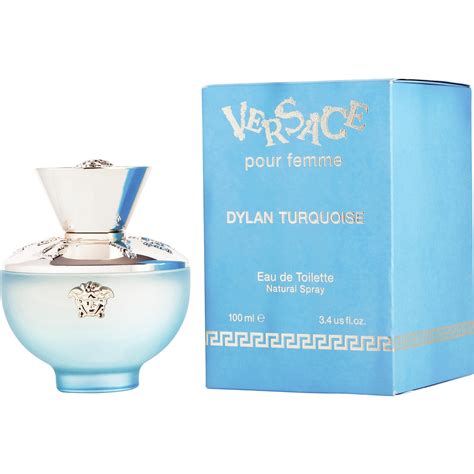 Perfume Versace Dylan Turquoise Eau De Toilette 100ml Para Mujeres