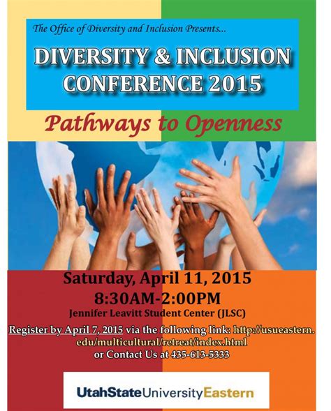 Diversity And Inclusion Conference Next Week Usu Eastern Eagle