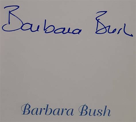 Barbara Bush Autobiography Book a Memoir Signed - Etsy