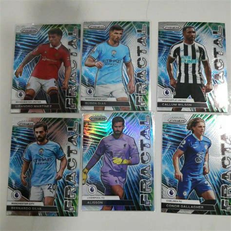 Panini Prizm English Premier League Fractal Special Insert Soccer Card