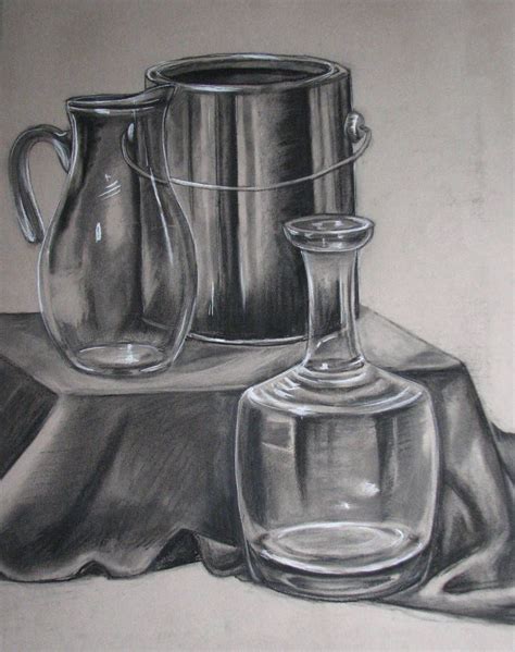 Reflective Objects Still Life Hw By Wingedlioness On Deviantart Still