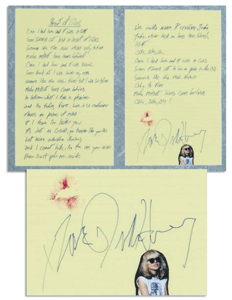 Sell Your Jim Morrison Handwritten Lyrics At Nate D Sanders Auctions