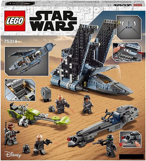 Lego 75314 Star Wars The Bad Batch Attack Shuttle Construction Toy From Years Old With Mini