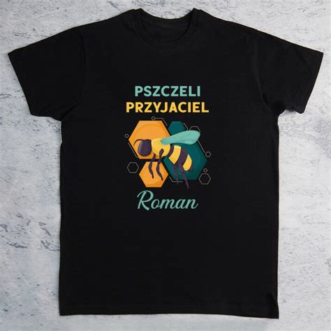 Pszczeli Przyjaciel Czarna Koszulka M Ska Mygiftdna Pl