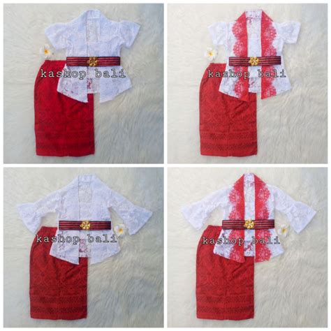 Jual Set Kebaya Anak Merah Putih Special Kemerdekaan Shopee Indonesia