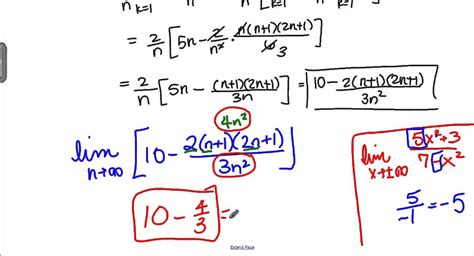 Finding Exact Areas With Riemann Sums Youtube