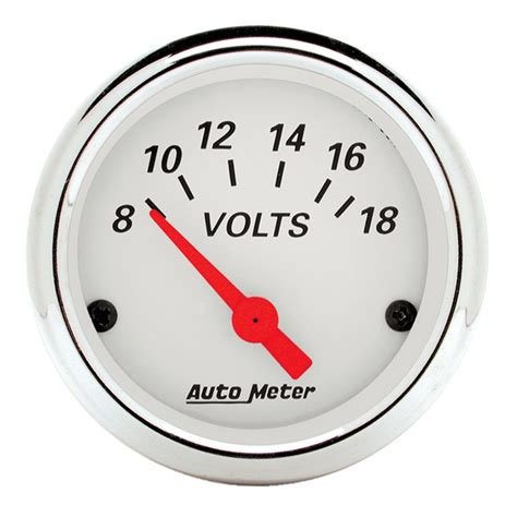 2 116 Voltmeter 8 18v Air Core Arctic White