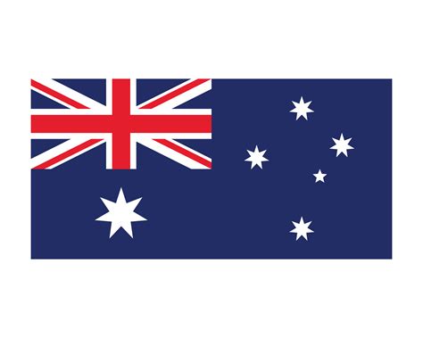 National Flag of Australia. Australian Aussie Country Flag ...