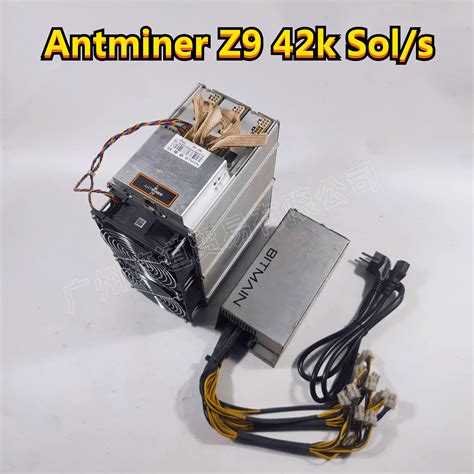 Antminer Z9 42k Sol S Usado Con BITMAIN APW3 1600W PSU Asic Equihash