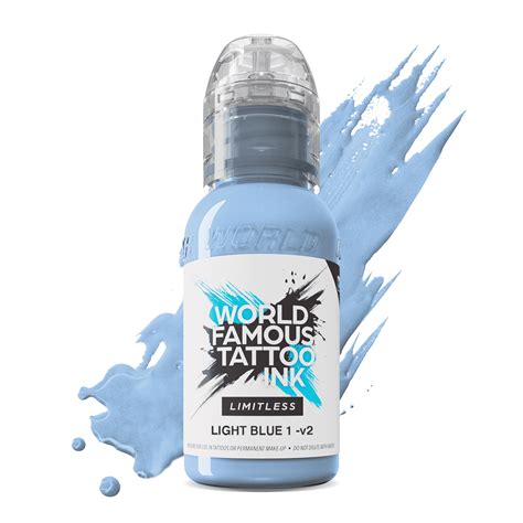 World Famous Limitless Light Blue V Pedrada Tattoo Supplies