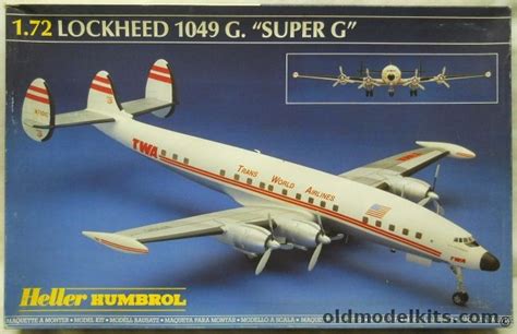 Heller 1/72 Lockheed 1049 Super G Constellation - TWA, 80314