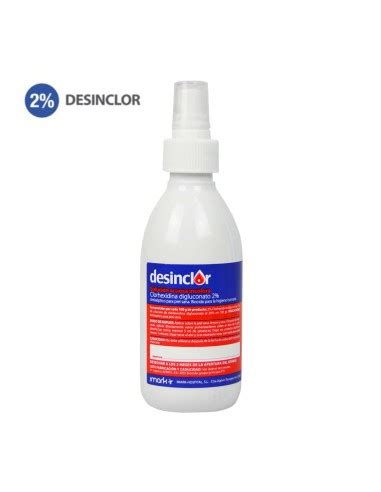 Desinclor Pulverizador con Solución Acuosa Clorhexidina 2 Incolora