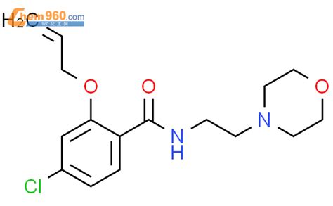 Benzamide Chloro N Morpholinyl Ethyl Propen