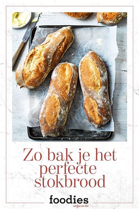 Kraakvers Stokbrood Met Een Onweerstaanbaar Knapperige Korst Uit Je