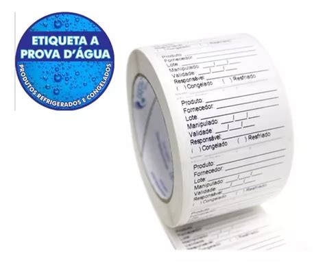 Mil Etiquetas Bopp Anvisa Validade De Alimento Congelado