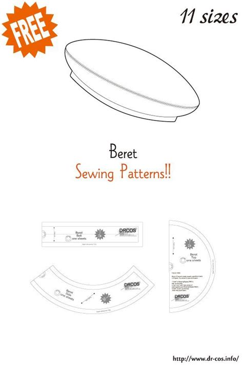 Beret Free Sewing Patterns Hat Patterns To Sew Beret Sewing Pattern