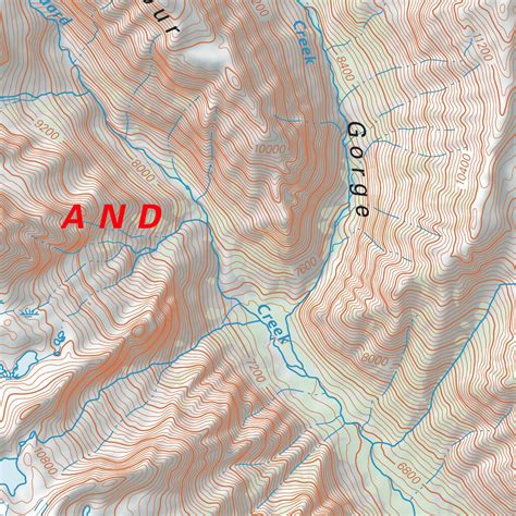 Kings Canyon High Country Map By Tom Harrison Maps Avenza Maps