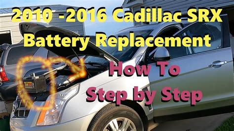 How To Swap Cadillac SRX Dead Battery Replacement 2010 2011 2012 2013