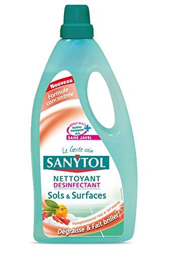 Sanytol Nettoyant D Sinfectant Sols Et Surfaces Pamplemousse Et Sel