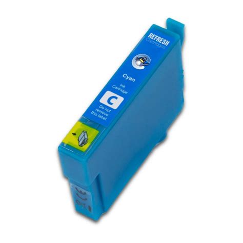 Epson 604XL High Capacity Cyan Remanufactured Ink Cartridge