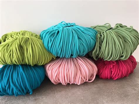 mm polyester cord cord macrame textile rope macrame yarn knitting