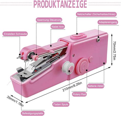 Mini Tragbare Elektrische Handn Hmaschine N Hmaschine Reisen Hmaschine