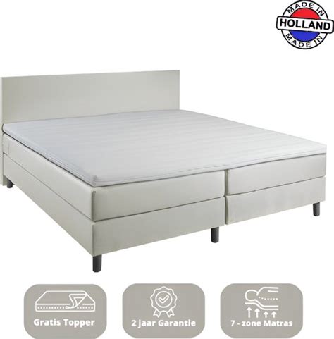 Sleepbox Boxspring X Beige Luxe Pocketvering Zone