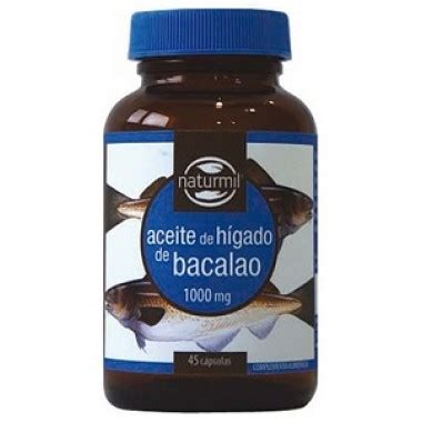 Aceite De Higado De Bacalao 1000mg 45 Caps NATURMIL Boteprote